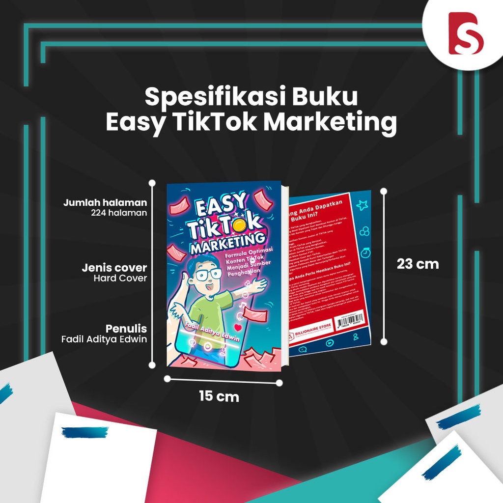 Buku Bisnis Online Billionairestore Easy Tiktok Marketing
