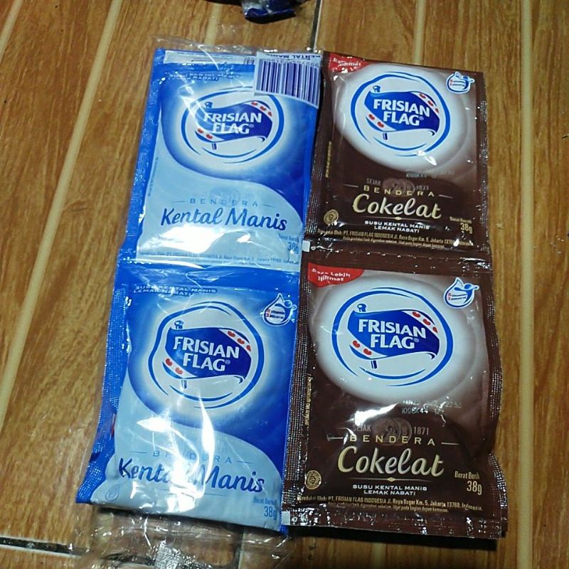

bendera kental manis/susu bendera sachet