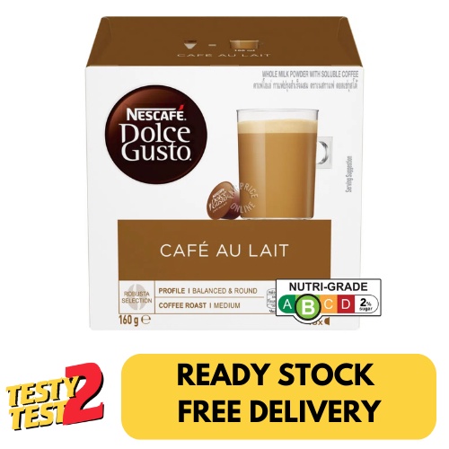 

Nescafe Dolce Gusto Beverage Capsules - Cafe Au Lait 16 x 10g