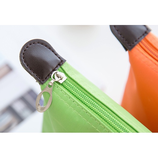 ❤ IJN ❤ Tas Aksesoris Makeup Dompet Pouch Kosmetik Polos Warna Ukuran Medium / Tas kosmetik Tahan Air