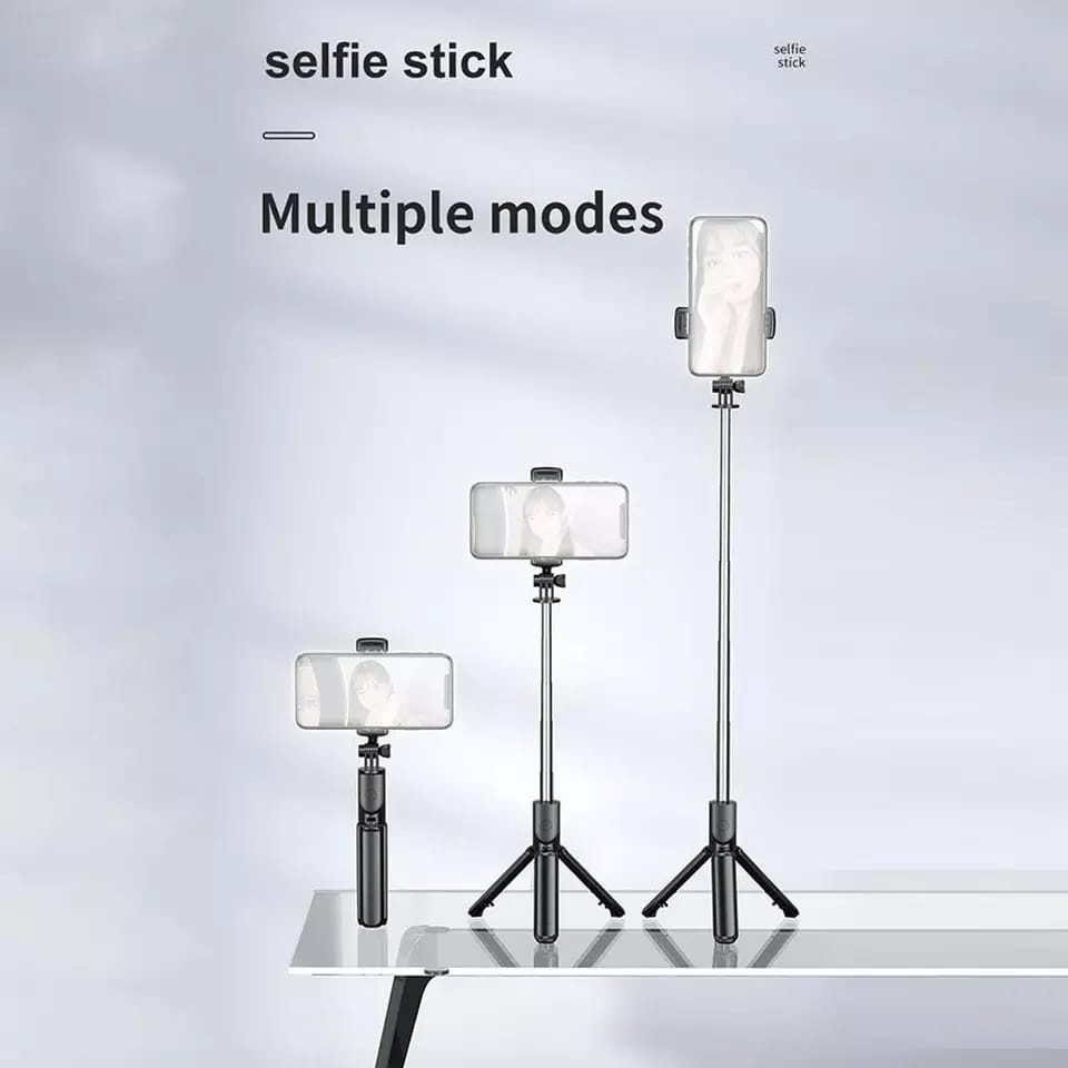 Q07 Selfie Stick Wireless Bluetooth Foldable Mini SLR Tripod with Fill Light Remote Control Selfie Stick Set for IOS Android - Fids  Stor