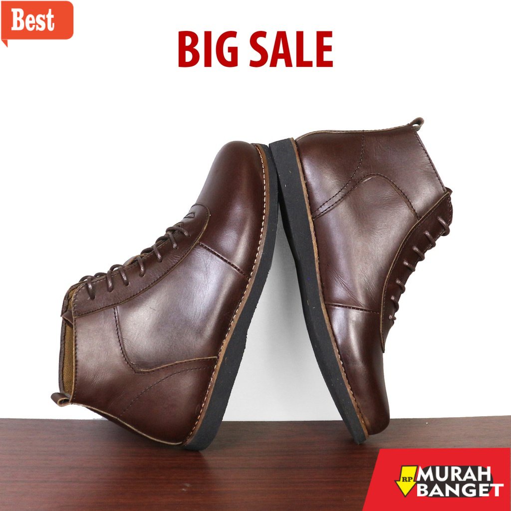 chukka boots Clearance SALE Aloof Care Sepatu Boots Pria Kulit