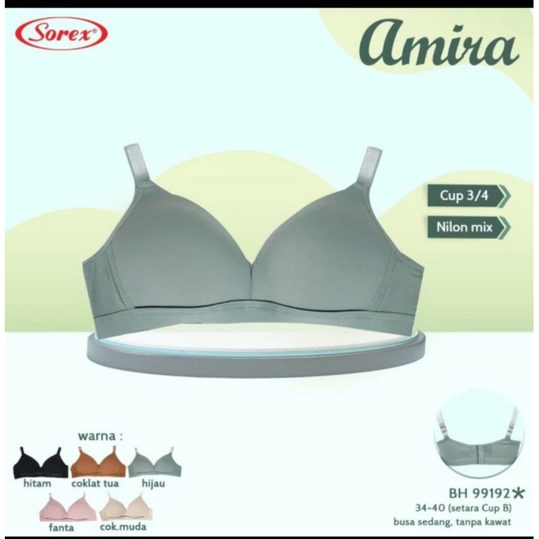 Bra bh Sorex Amira tanpa kawat 99192