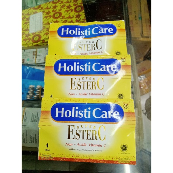 HolistiCare Ester C strip isi 4 tablet vitamin C