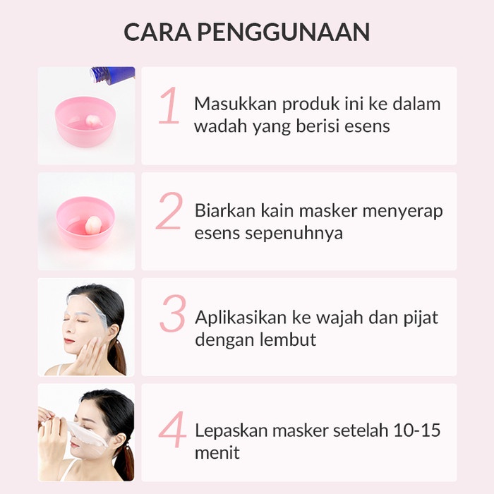 BIOAQUA Bio Aqua DIY Compressed Facial Face Mask isi 50 pcs Masker Kompres Peach Avocado Melembabkan Mencerahkan Memutihkan Kulit