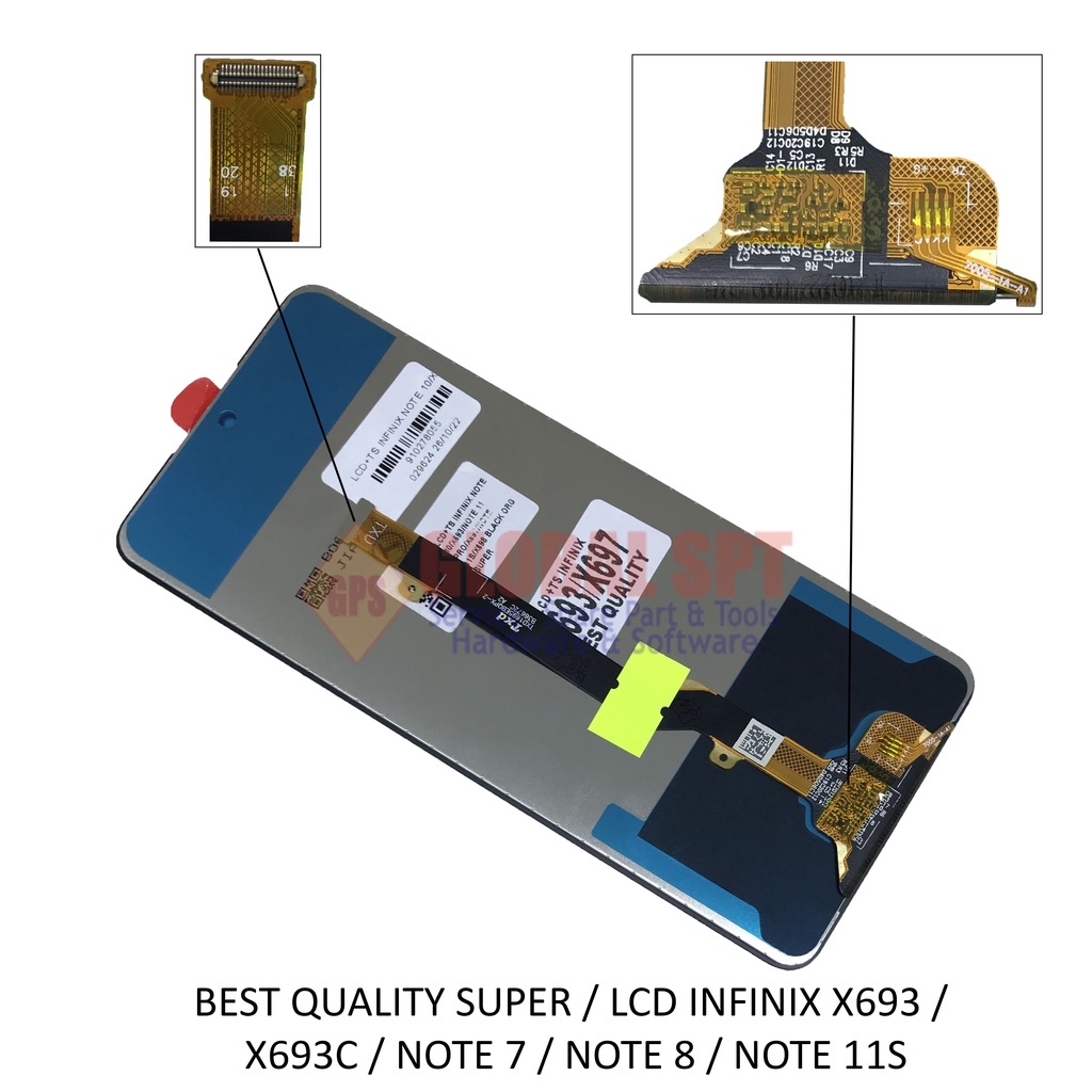 BEST QUALITY SUPER / LCD TOUCHSCREEN INFINIX X693 / X693C / NOTE 10 / NOTE 11S