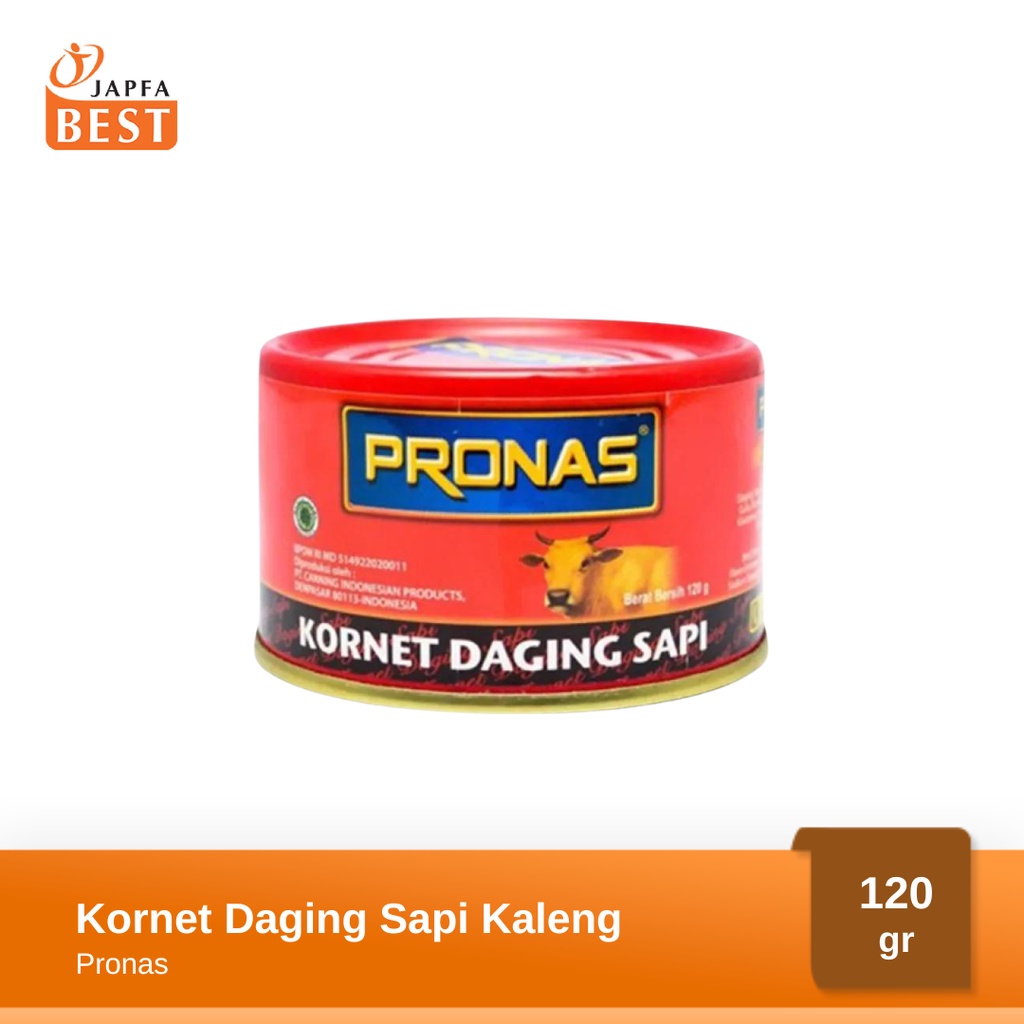 Kornet Daging Sapi Kaleng Pronas 120gr