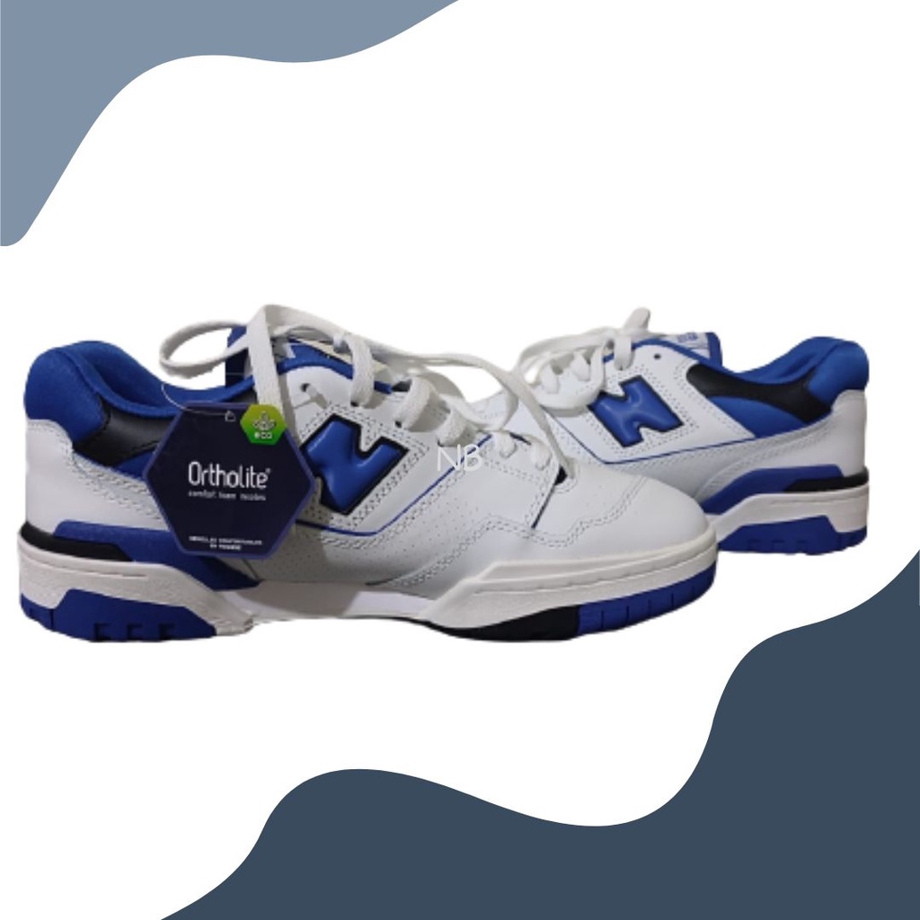 (NEW) ORI New Balance BB550 Men's Sneakers - White