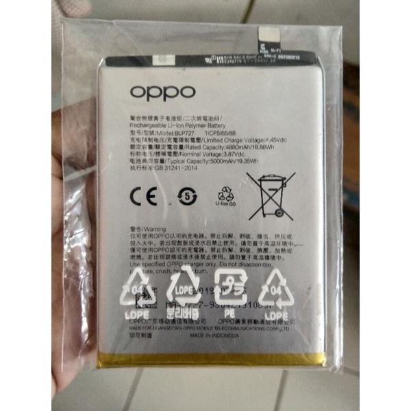 BATERAI BATRE BATTERY OPPO A5 2020 A9 2020 BLP272 1|CP5/65/88