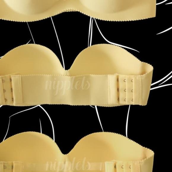 Strapless Bra - Black, 32 A-B