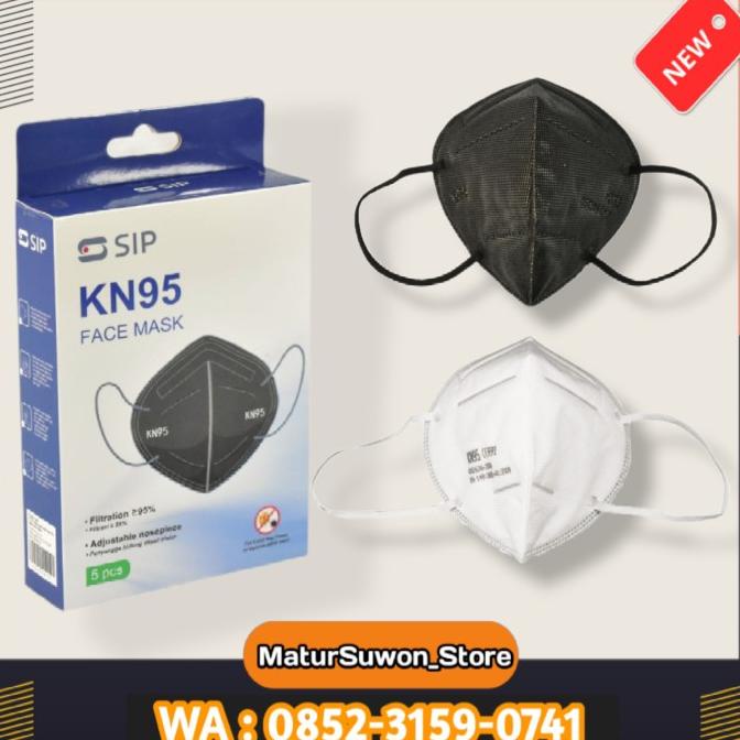 Masker kn95/Masker anti virus S SIP 5pcs t-oeymart Buru Order