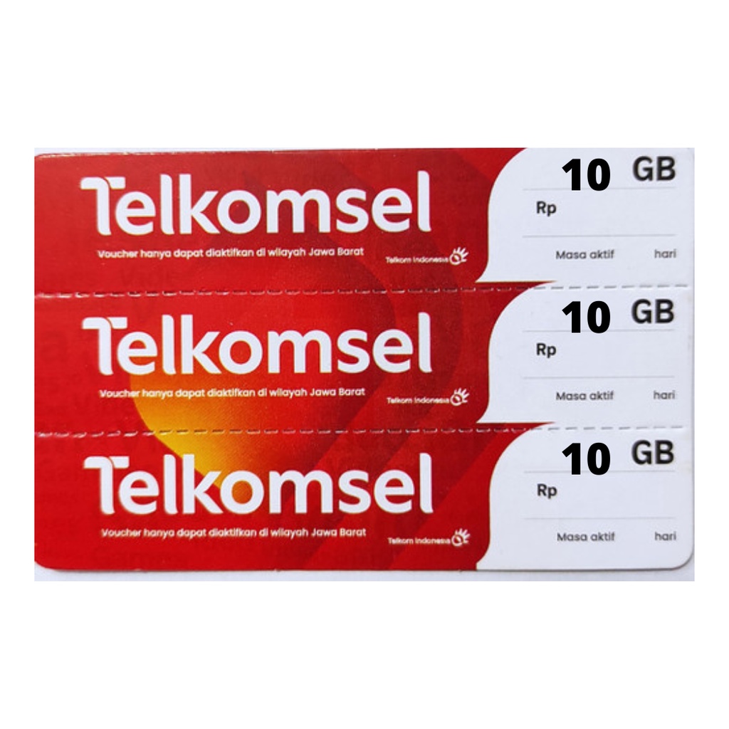 VOUCHER TELKOMSEL 10GB