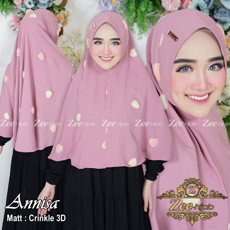 JILBAB ANNISA 3D / JILBAB JUMBO / JILBAB SYAR I / BERGO 3D / JILBAB INSTAN / BERGO JUMBO / BERGO CRI
