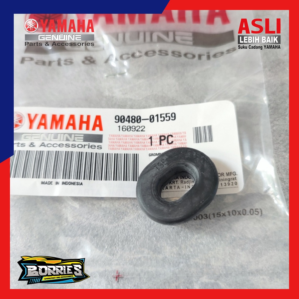 karet grommet damper cover body all Yamaha 90480-01559 asli original Y
