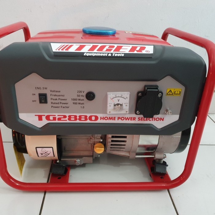 Genset Tiger TG 2880 E - 1000 Watt