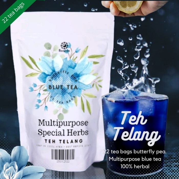 

TEH BUNGA TELANG - BLUE TEA 22 TEA BAG/TEH BIRU CELUP MULTI KHASIAT