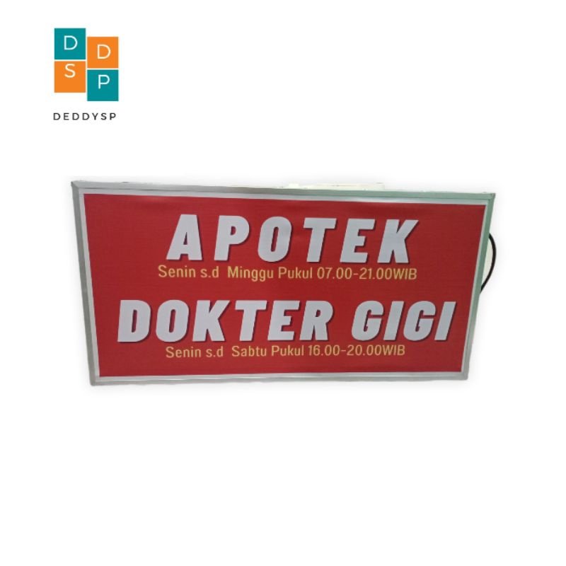 Neon Box 1sisi Slim 1,5meter X 60 cm