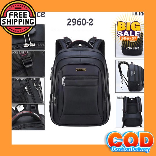 Tas Ransel 3 In 1 Backpack Import Set 3 Tas Punggung Pria Tas Kantor Free Tas Selempang Dan Pouch Ta