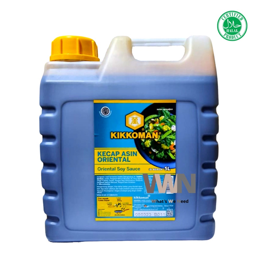 

Kikkoman Oriental Soy Sauce 5 Liter - Kecap Asin Oriental