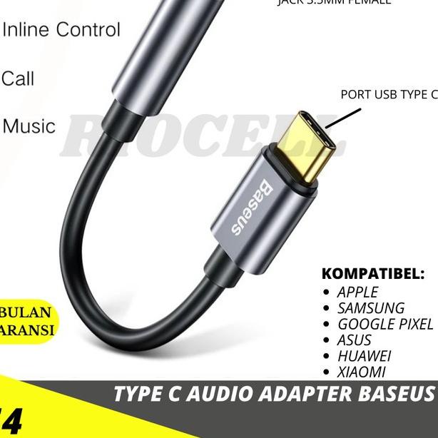 IPAD PRO Type C Audio Converter to Jack 3.5mm headset Biasa