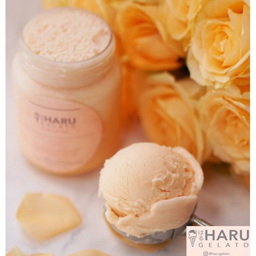 

Ice Cream Es Krim Haru Gelato Rose Flavour 200ml