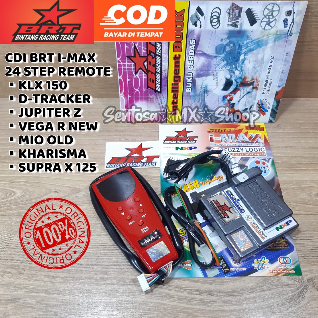 ( BRT ) CDI IMAX 24 STEP SUPER REMOTE DUAL BAND MOTOR KLX150 - DTRACKER - JUPITER Z - VEGA R NEW - K