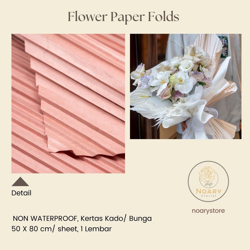 Flower Paper Folds Kertas Bunga Wrapping Cellophane Paperwrap Buket Bunga Bungkusan Bunga / Flower Wrapping / Cellophane / Wrap / Kertas Bunga / Kertas Kado / Flower Paper / Kertas Grosir / Kertas Import / Kertas Cellophane / Florist / Buket Bunga / Flori