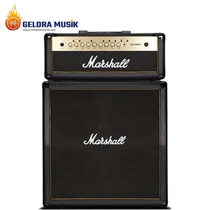 Amplifier Ampli Gitar Marshall Mg100Hcfx (Head) + Mg412Ag (Cabinet)
