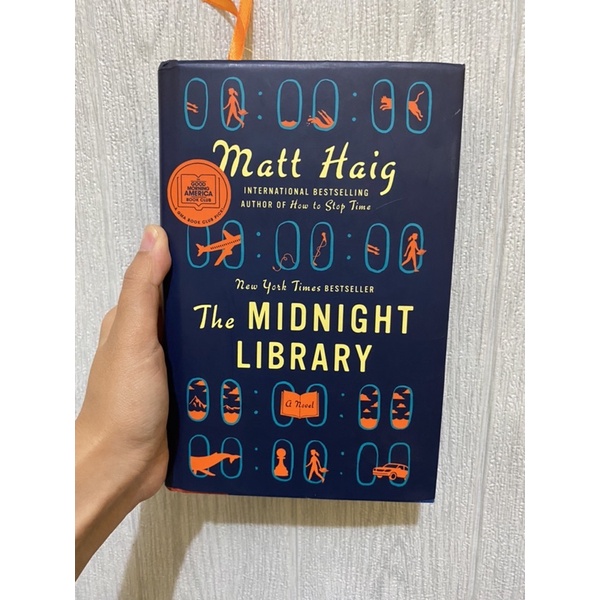 (PRELOVED) THE MIDNIGHT LIBRARY HARDCOVER - MATT HAIG