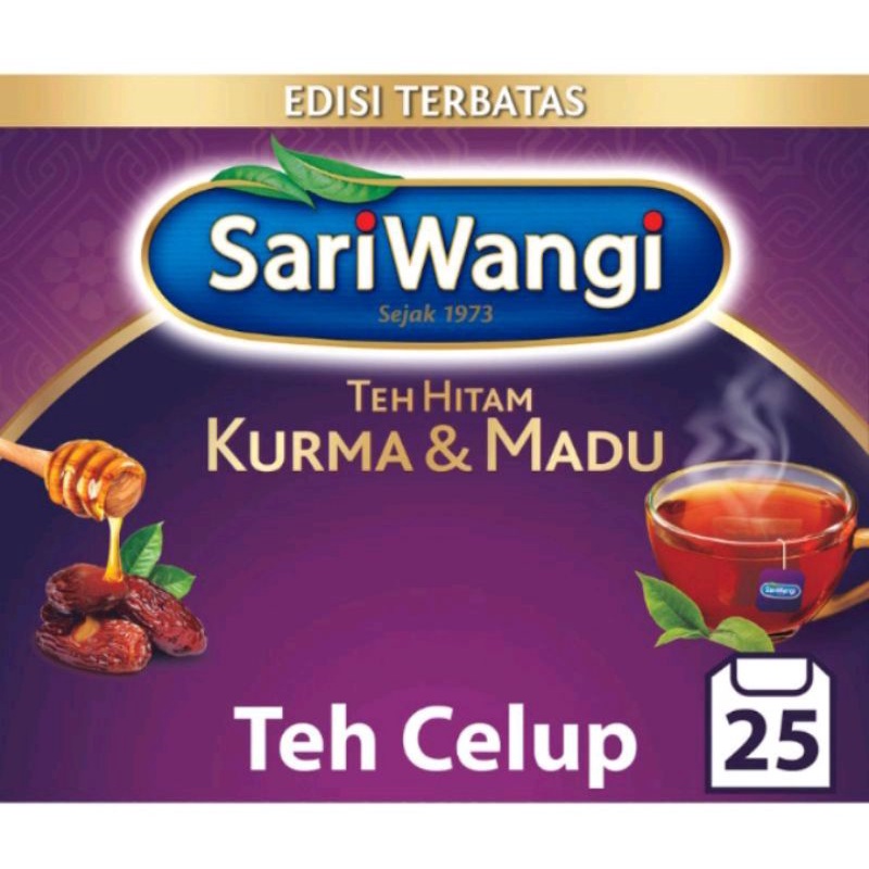 

Sariwangi Teh Hitam Kurma & Madu isi 25