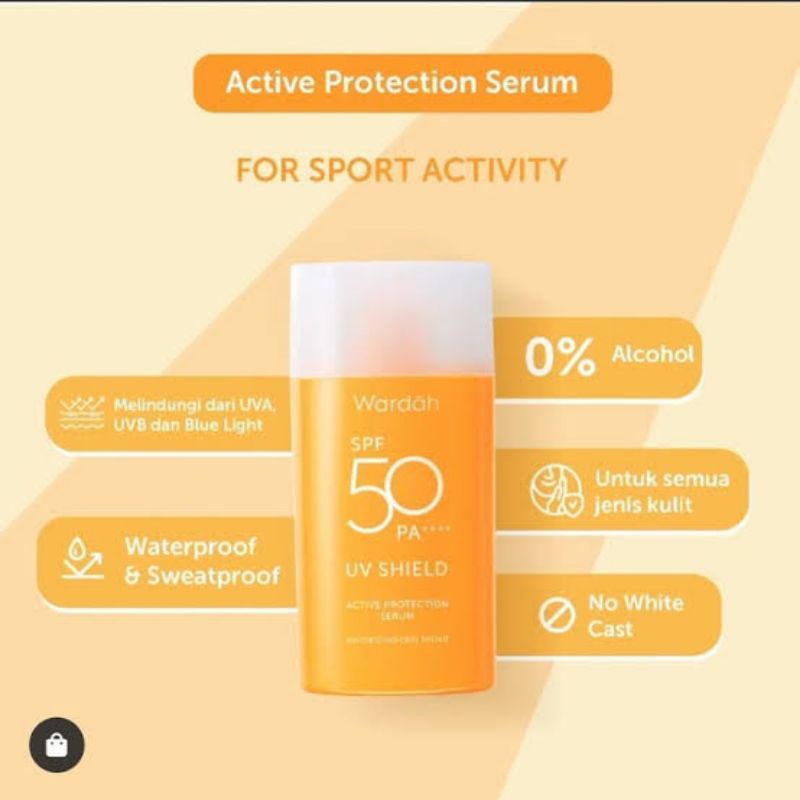 WARDAH UV SHIELD ACTIVE PROTECTION SERUM SPF 50