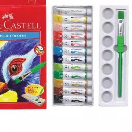 

Faber Castell Acrylic Colour Tube set 12 / Cat Akrilik