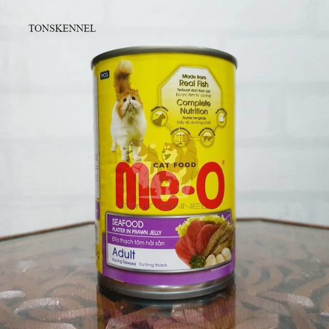 Me-O Kaleng Besar 400gr - Makanan Kucing Kalengan Meo