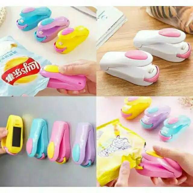 Super Handy Sealer Warna Warni Pengemas Makanan /  Mini Hand Sealer Perekat Plastik KOREA STYLE