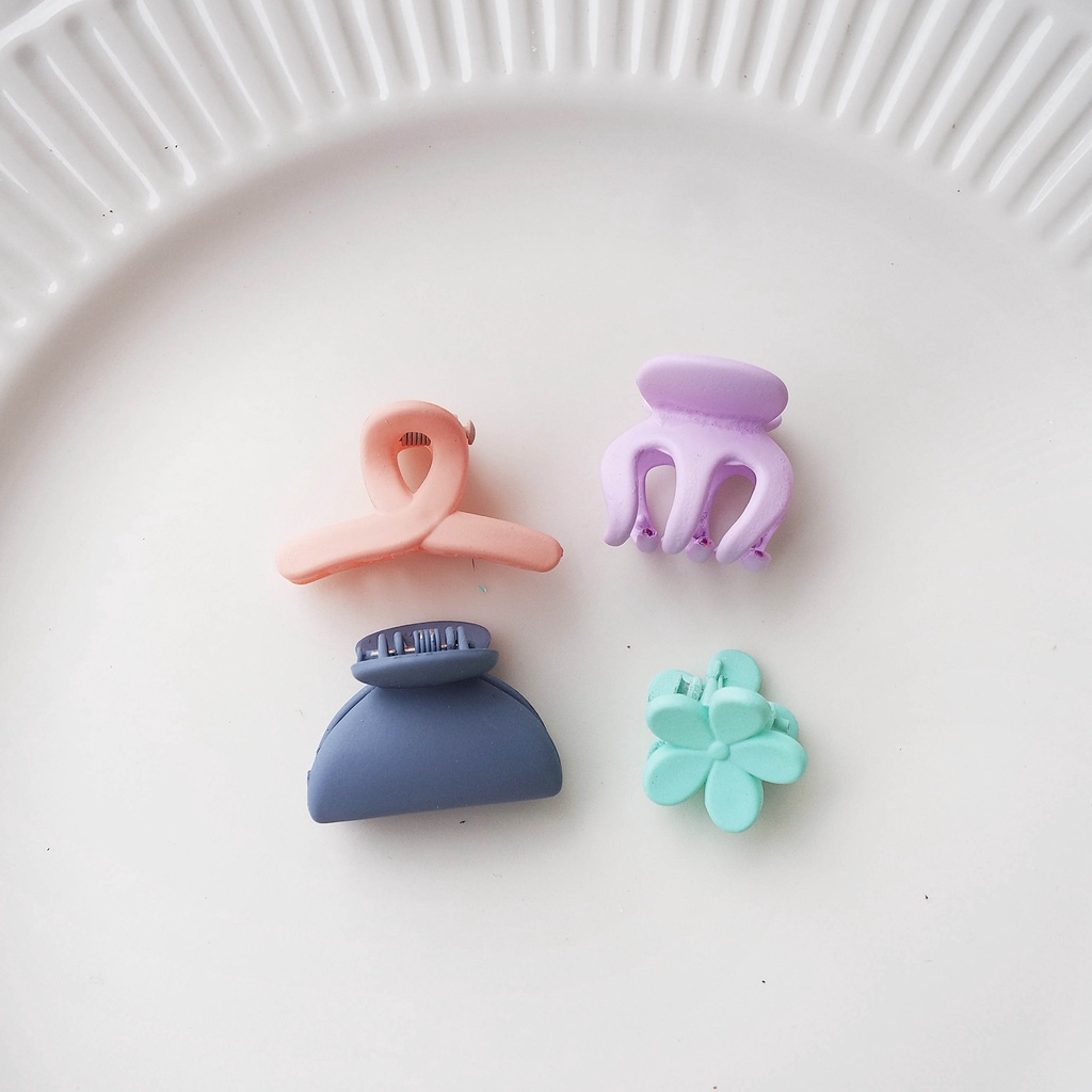 MINI HAIR CLAW / JEPIT RAMBUT KECIL (WARNA RANDOM) - 2388