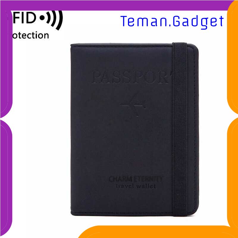 TG-TRV Andbana Dompet Paspor Cover Card Holder Travel Wallet RFID Blocking - YXY799