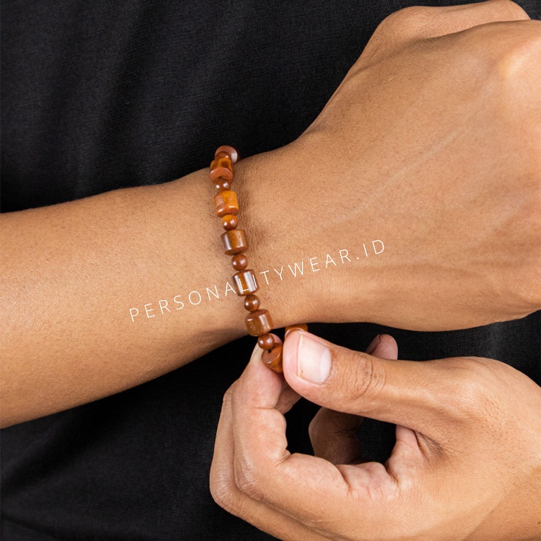 Gelang Kayu Kokka Kaukah Kaoukah ASLI Turki Original motif Kombinasi LANGKA