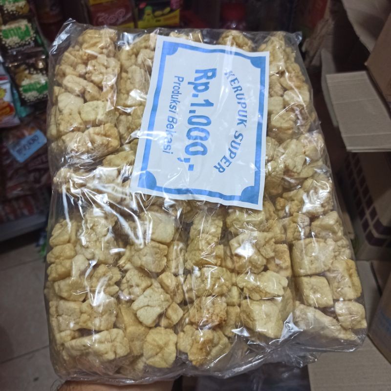 

Kerupuk kotak Kerupuk Tahu 1 pack isi 12