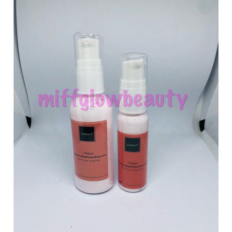 miffglow - [NEW LOVING] COD FULL SEGEL REAL PICT Scarlett mini scarlett whitening body lotion mini 30ml 60ml 100ml jolly romansa happy fantasia charming freshy lotion scarlet mini scarlett travel size scarlett mini series