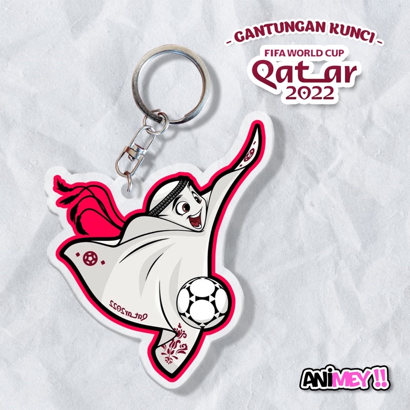 Gantungan kunci La'eeb piala dunia 2022