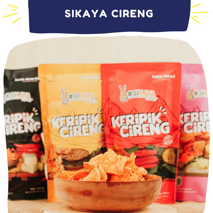 

Keripik Cireng Sikaya 55 gr Keju Pedas