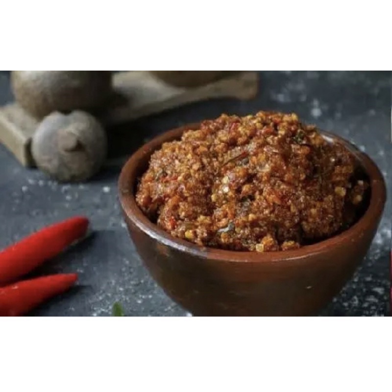 

sambel pecel pedas kemasan 500 gram