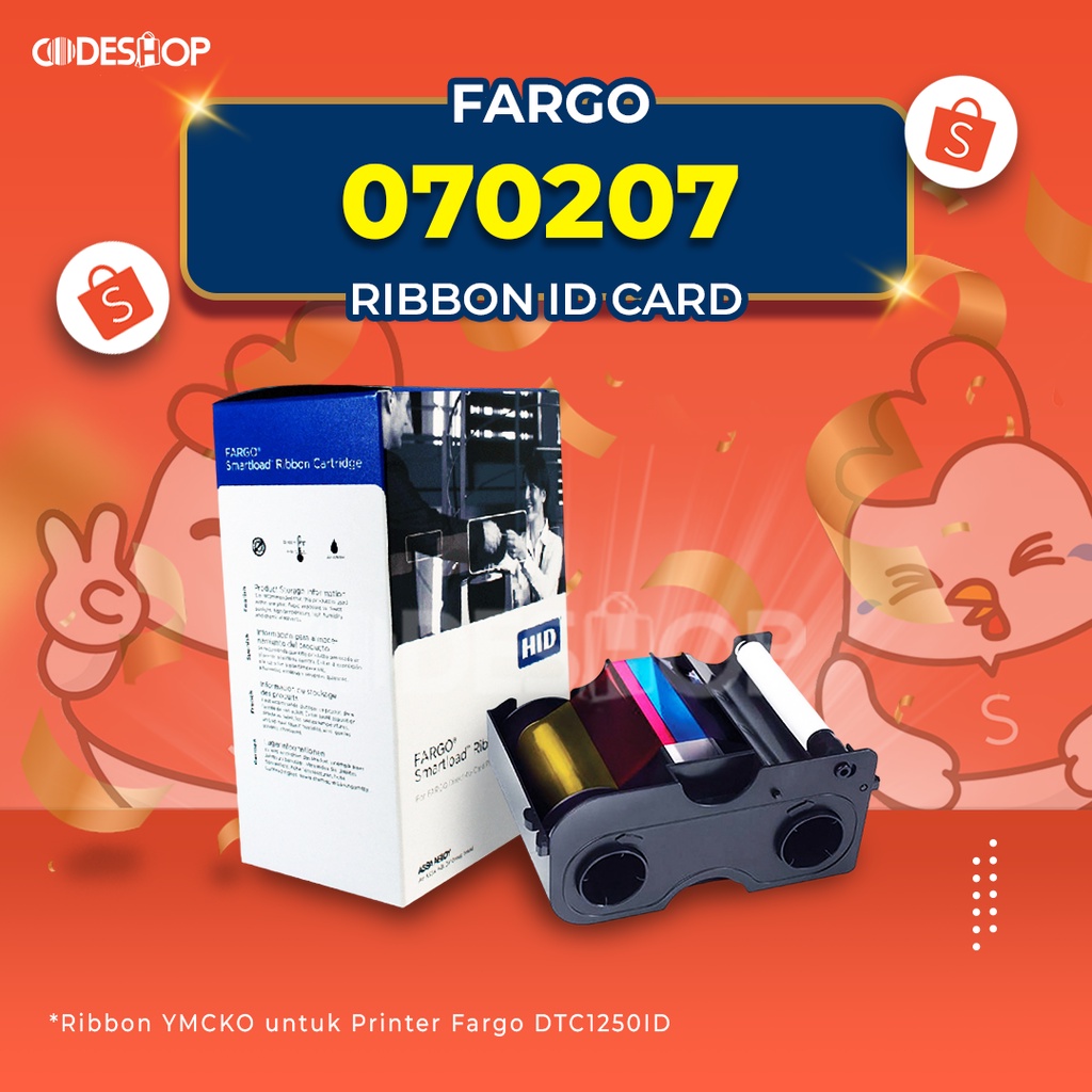 Jual TINTA RIBBON WARNA COLOR FARGO DTC1250ID | PN : 70207 YMCKO ...