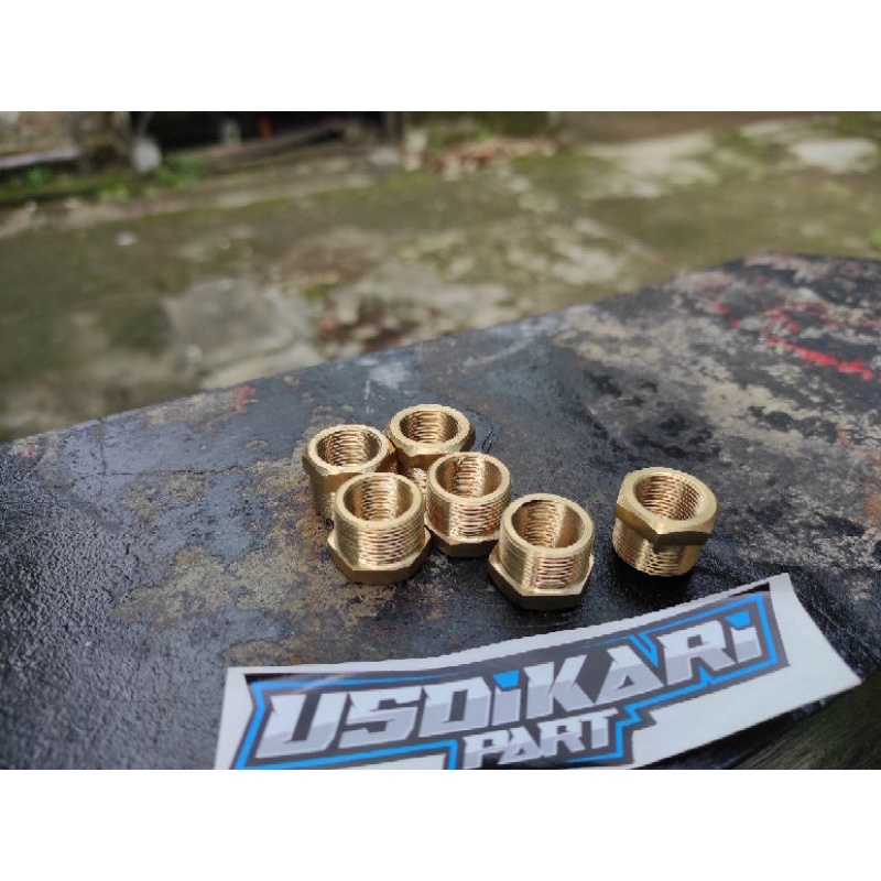 SAMBUNGAN TANGKI TANKI DRAT KECIL KE DRAT BESAT SAMBUNGAN KRAN BENSIN BENGSIN TIGER ADAPTOR KRAN TAN