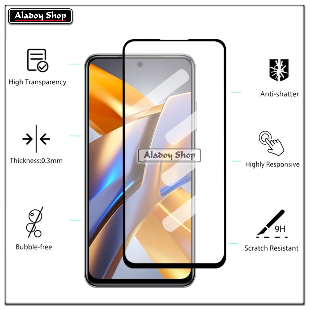 PAKET Tempered Glass Layar Xiaomi Poco M5S Free Tempered Glass Camera