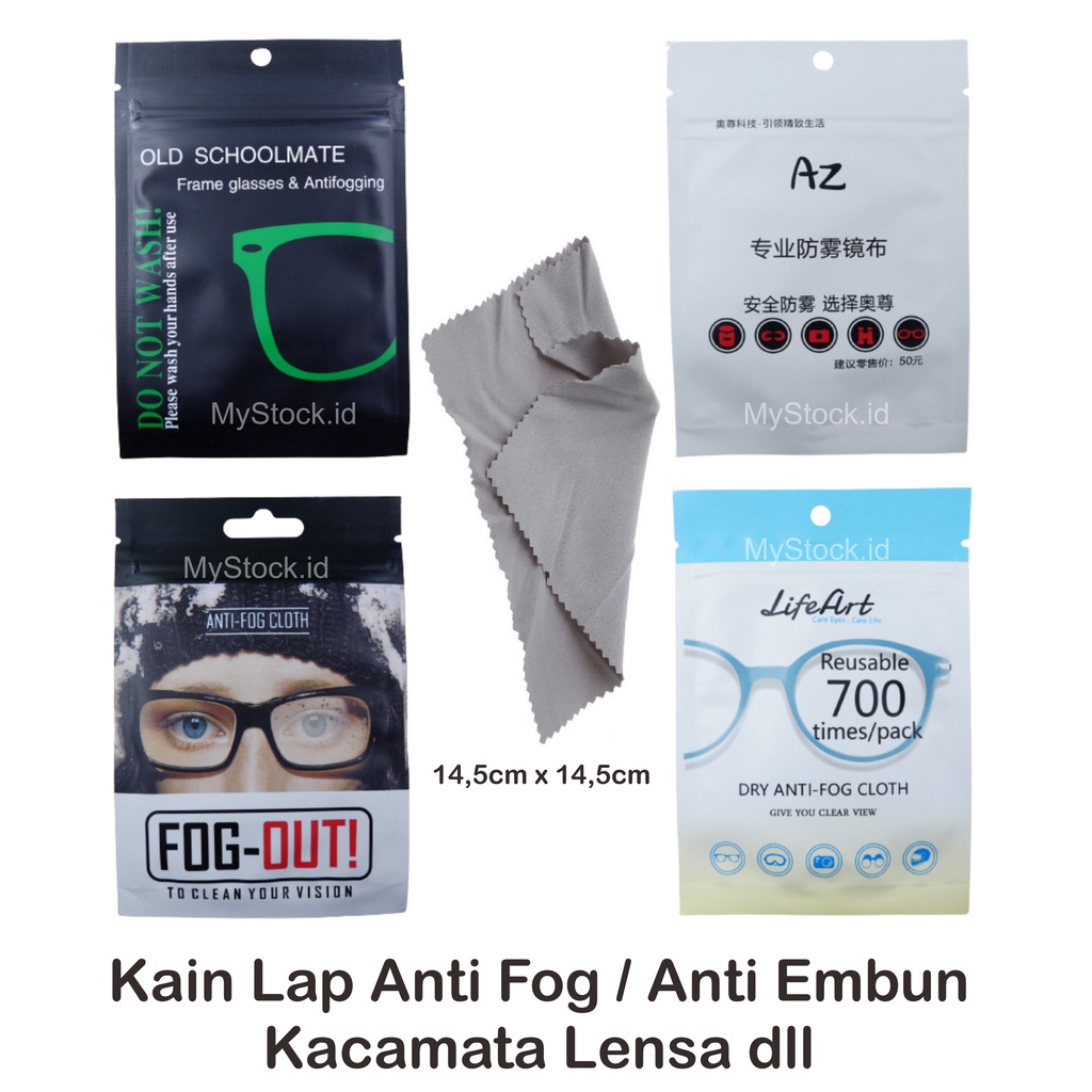 Jual Lap Kain Kacamata Original Anti Embun Kabut Anti Fog Lensa Optik