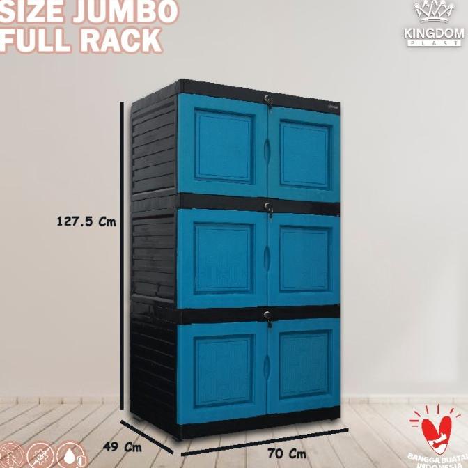 

JUMBO LEMARI PAKAIAN PLASTIK LEMARI RATTAN LEMARI PLASTIK stock ready