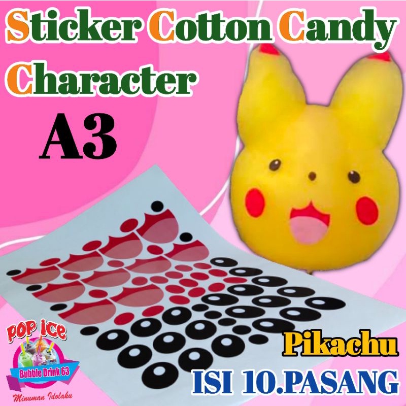 Stiker Arumanis Karakter Hello Kitty isi 12.pasang