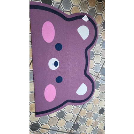 keset diatomite MOTIF kartun lucu anti slip serap air