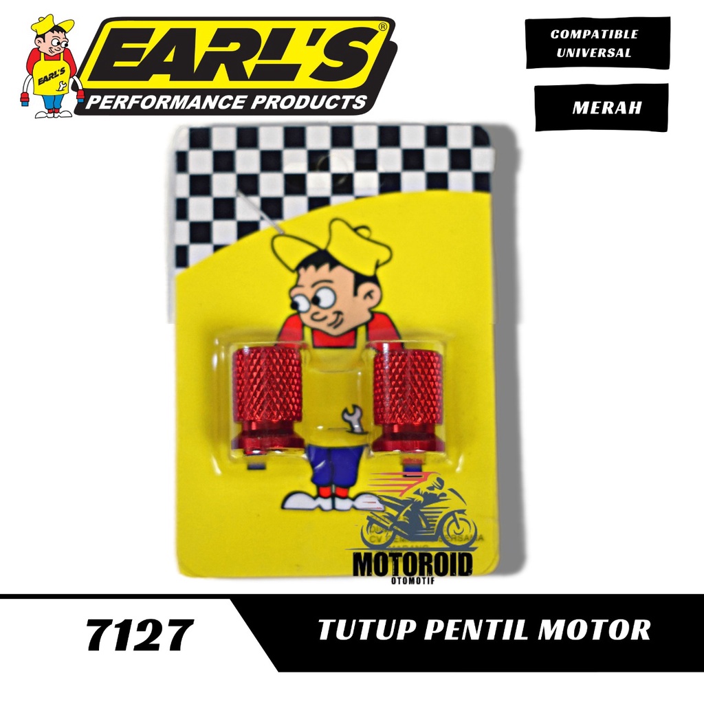 TUTUP PENTIL EARLS FULL ALUMINIUM COVER TUBLES UNIVERSAL MOTOR MOBIL